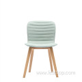Modern Design Wooden Legs seat Thicken Lounge Chair